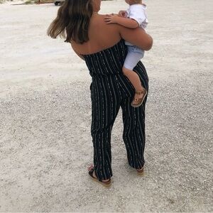 Gilli Black and White Patterned Romper